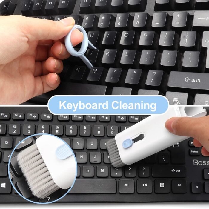 7-in-1 Multi-Purpose Cleaning Kit for Keyboard, Earbuds & Screens