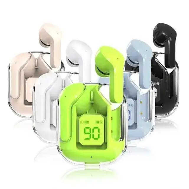 TWS Bluetooth Earbuds with LED Battery Display – Colorful Wireless Earphones