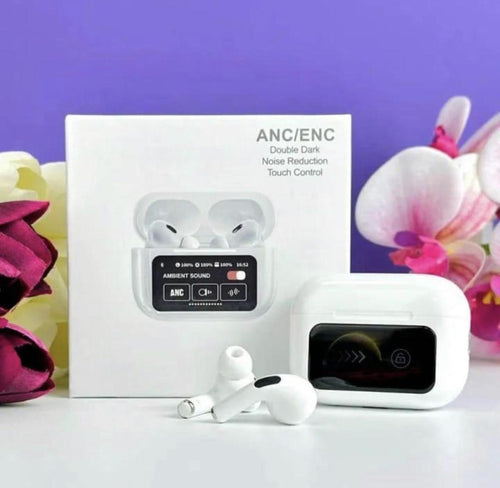 Air A9 Pro Digital Display Case Airpods / Anc/Enc Touch Screen Wireless Earbuds