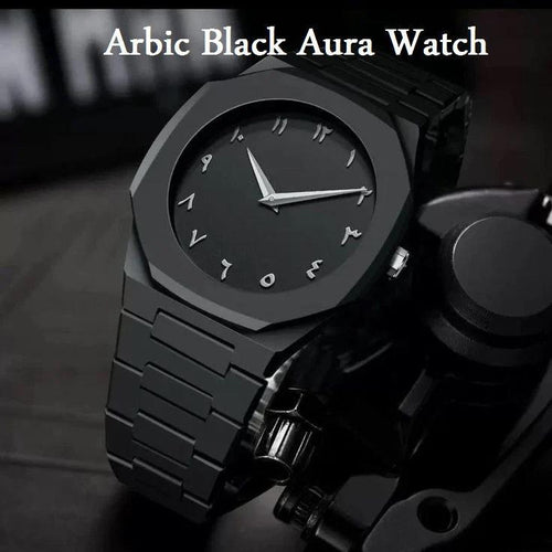 Black Aura Chronograph Watch – Fiber Body | Premium Gents Wristwatch