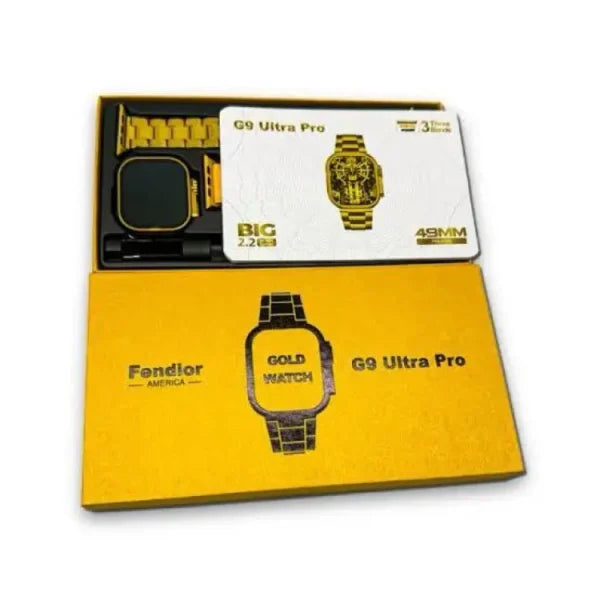 Haino Teko G9 Ultra Max Golden Edition Smart Watch – Premium Gold Smartwatch for Men