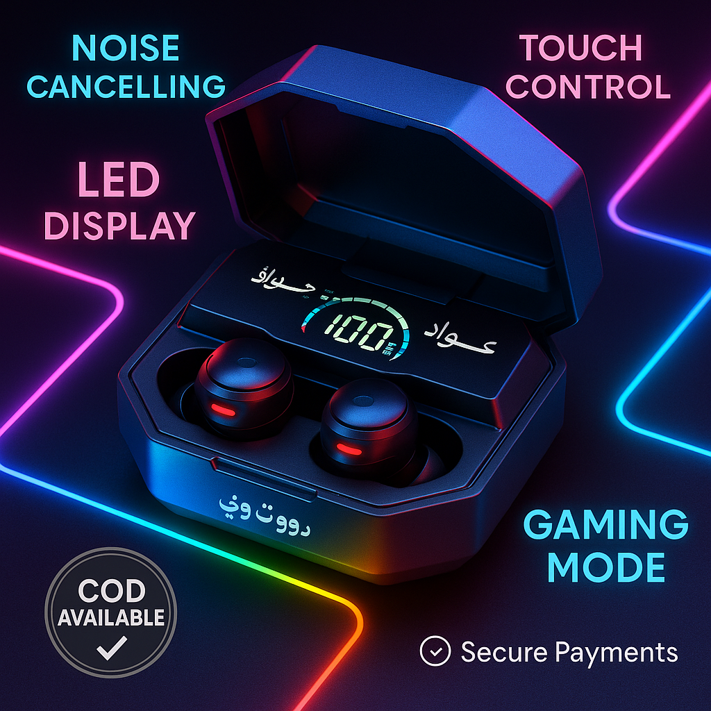 M28 RGB Gaming Wireless Earbuds